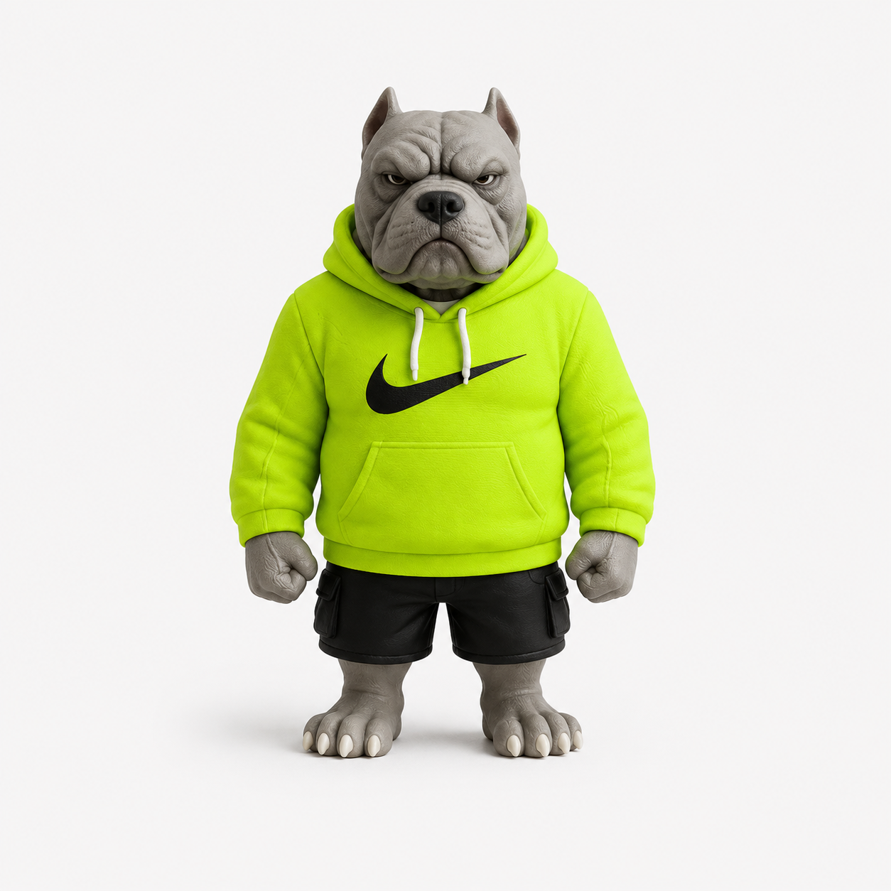 AmStaff Sneakerhead Figure | Nike Hoodie Collectible Display