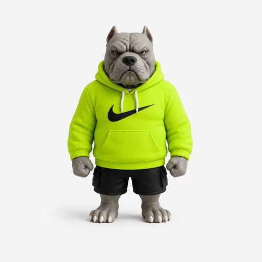 AmStaff Sneakerhead Figure | Nike Hoodie Collectible Display