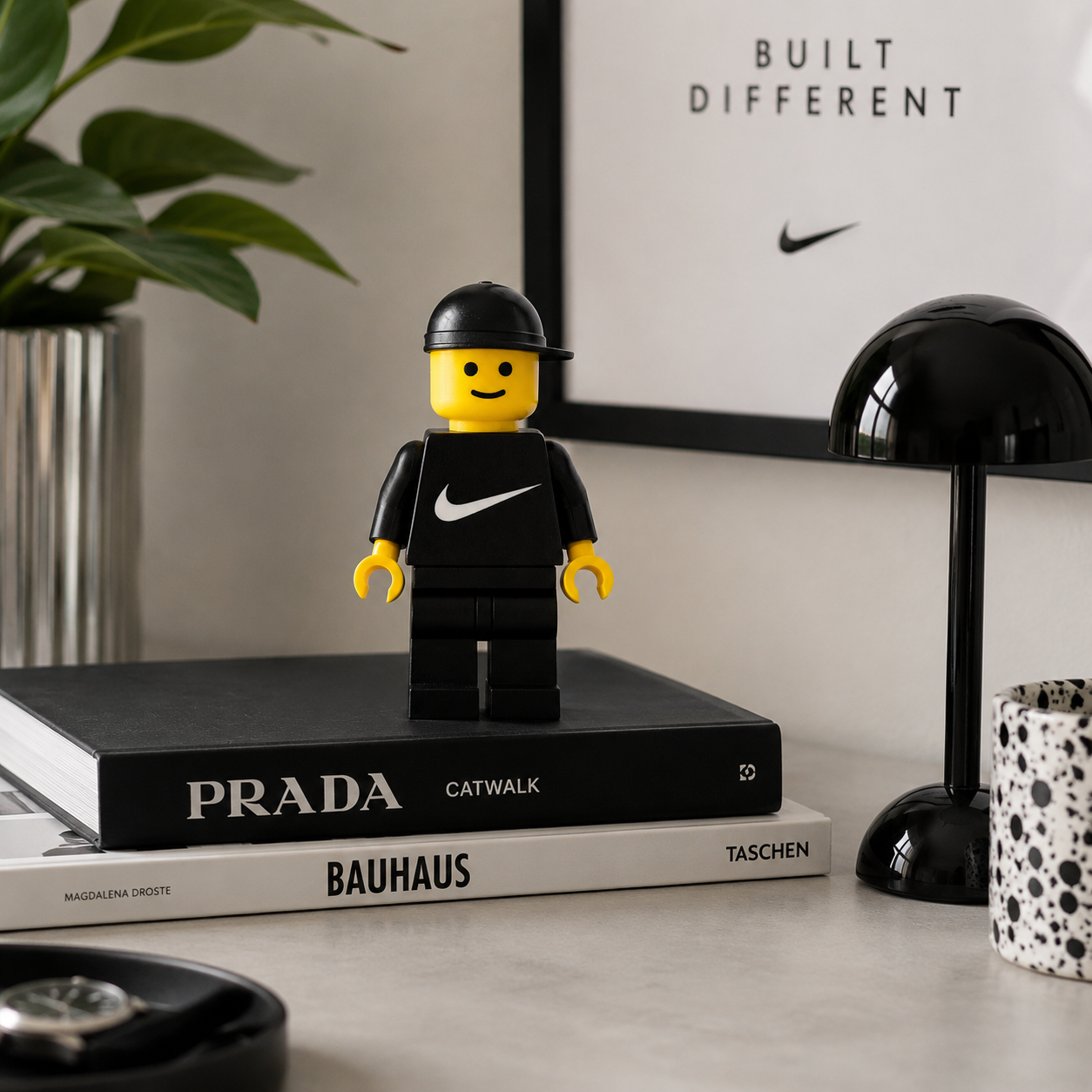 Nike LEGO Style Sneakerhead Mini Figure | Hype Desk Decor
