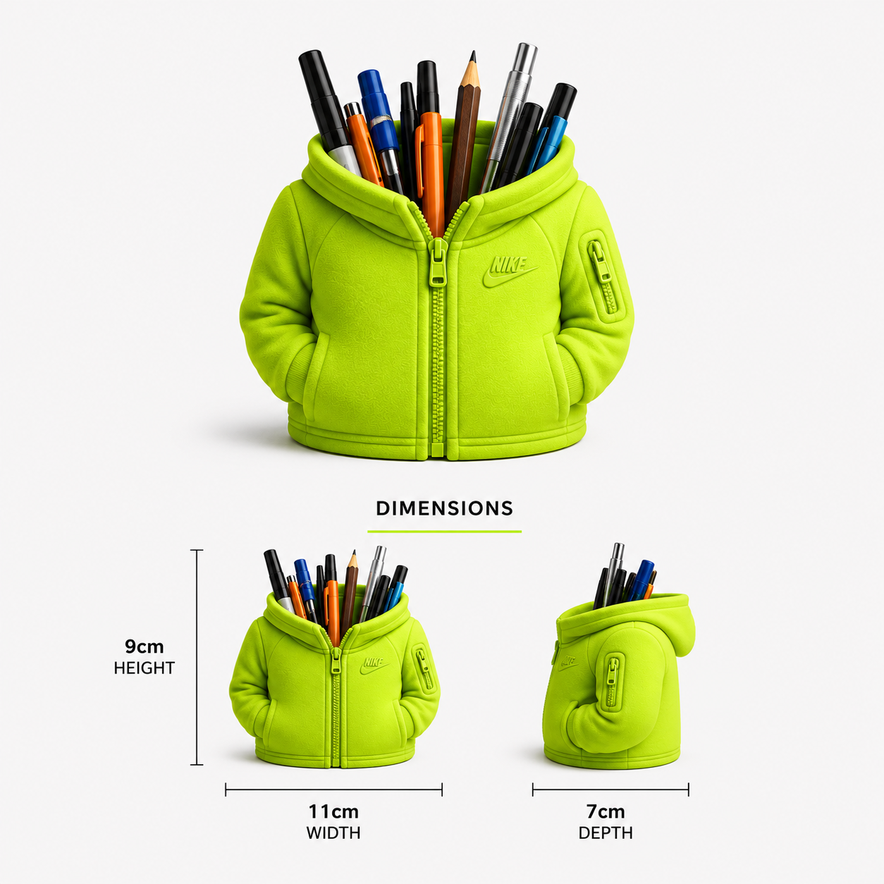 Nike Tech Fleece Pencil Holder | Sneaker Desk Organiser & Pen Pot