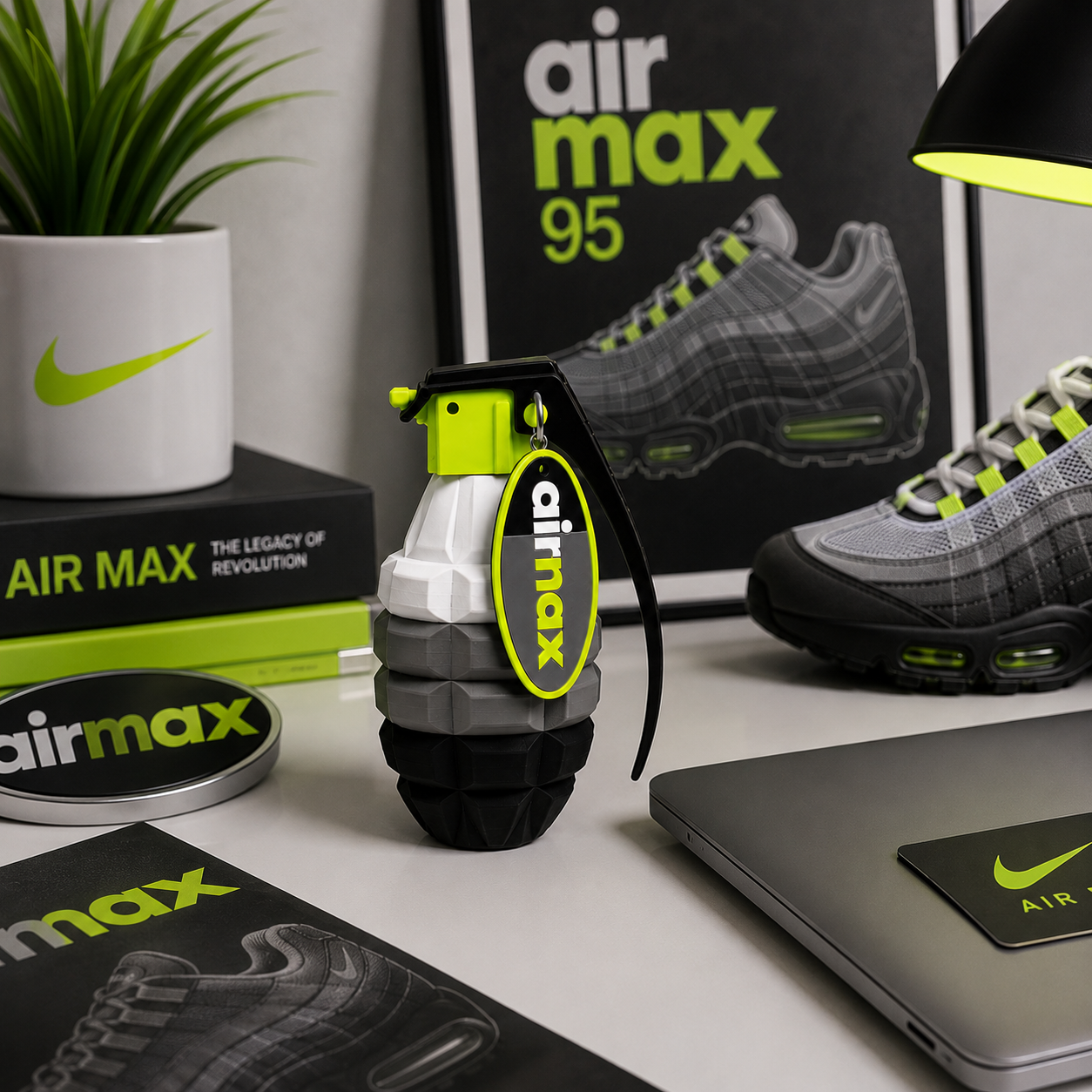 Air Max 95 Inspired Grenade Display Collectible | Multiple Colours Available