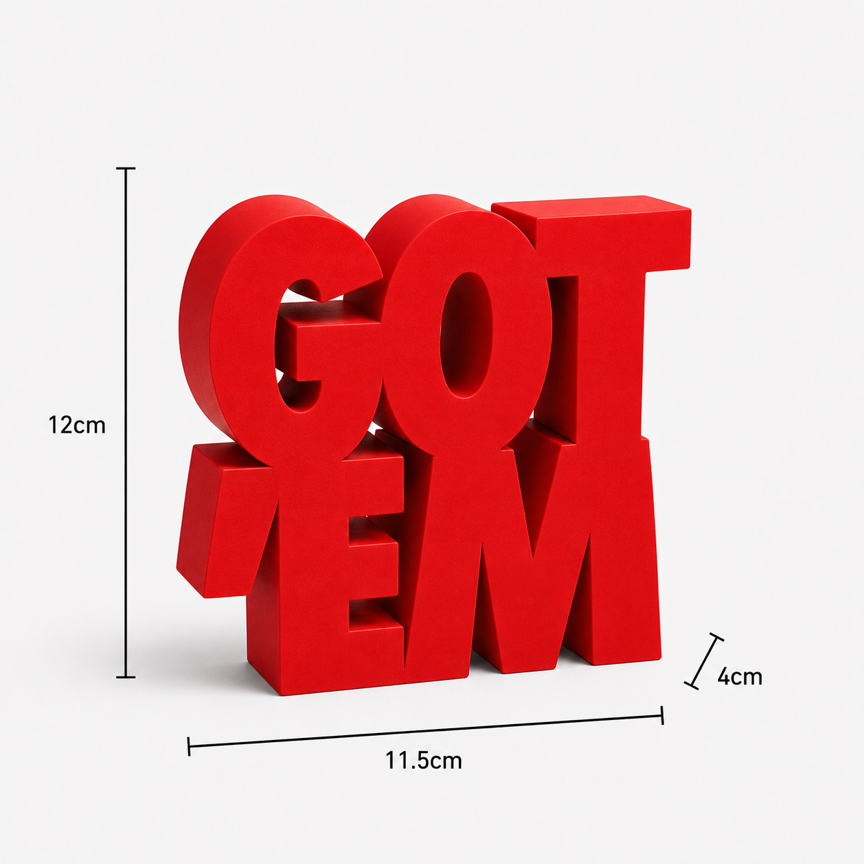 Got 'Em Sneaker Display Sign | Sneakerhead Desk & Shelf Decor